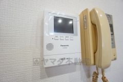 防犯はもちろん、セールスマン対策にもなるモニター付きインターホン。