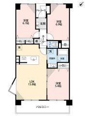 南東向き＾＾全居室6帖以上。全居室収納有。収納充実の間取り＾＾