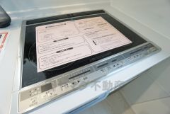 お手入れがしやすいIHコンロ。