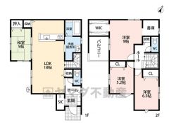 リビング18帖。SIC・WIC・リビング。収納充実の間取り＾＾