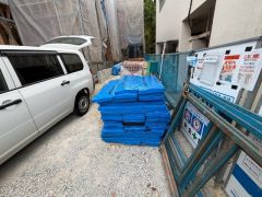 駐車スペースはゆとりある2台分を確保。マイカー用に、お客さま用に、余裕を持ってご利用いただけます。