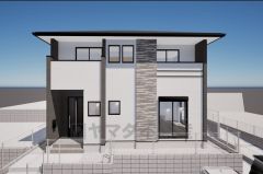 完成予想図。現況と異なる場合は現況優先となります。