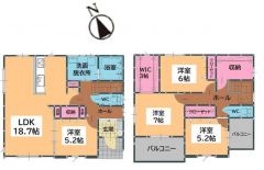 パントリー・WIC・全居室収納付き4LDK＾＾