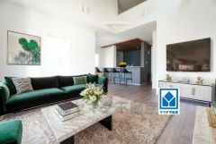 家族が集まる開放的なリビング。思い思いの時間を過ごしたり食事をしたり、素敵な団らんの場になりますね。画像はCGによるイメージ画像です。