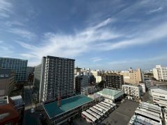 バルコニーからの眺望です。最上階なので見晴らしがいいですね＾＾