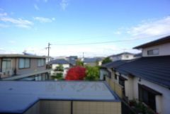 バルコニーからの眺望です。