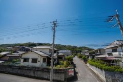 2階バルコニーからの眺望です。前面に遮るものがなく景色を一望できます。