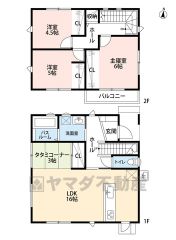 3LDK＆タタミコーナー。