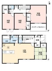 全室南向きで日当たり良好＾＾2階は6帖以上の洋室が3部屋あるので、お子様が大きくなっても安心ですね＾＾