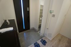 採光も考えられた明るい玄関です。たっぷり収納できるシューズインクローク付きです。