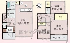 3LDK。南東向きで陽当たり良好＾＾シューズクローク＆パントリー＆ウォークインクローゼット付きで収納充実＾＾