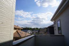 バルコニーからの眺望です。