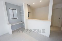 キッチンから会話が弾みそうなダイニングです。お友達や親せきをお招きするのも楽しみになりますね＾＾