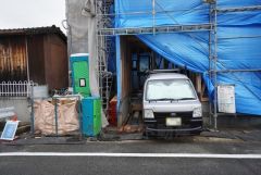 カースペースはビルトインガレージ1台と1台の計2台分を確保＾＾ 大切なお車を雨風から守れますね＾＾ 