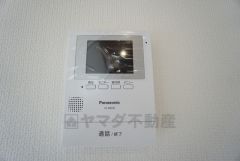 防犯はもちろん、セールスマン対策にもなるモニター付きインターホンです。