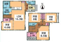パントリー・WIC・全居室収納付き4LDK＾＾