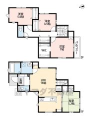 LDK16帖。WIC付き＾＾日当たり、風通し良好です。