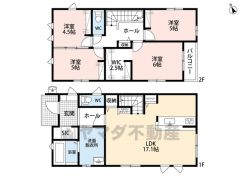 4LDK＾＾広々ウォークインクローゼット付き＾＾家事動線快適＾＾