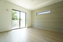 アクセントクロスがオシャレですね。インテリアでどんな部屋にするのか考えるのも楽しみです。