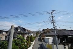 バルコニーからの眺望です。