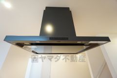 レンジフードは薄型タイプでスッキリみえますね＾＾