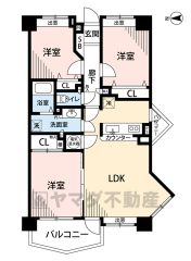 お掃除しやすいオールフローリング＾＾全居室収納スペース付き＾＾