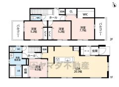 現況と異なる場合は現況優先となります。