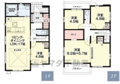 4LDK。各居室収納スペースあり。2面バルコニー付き＾＾