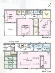 リビングは16帖の開放感あふれる空間です。2階は洋室が3部屋あるので、お子様が大きくなっても安心ですね＾＾