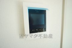 防犯はもちろんセールスマン対策にもなるモニター付きインターホン。