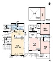 玄関には土間収納＾＾パントリーは可動棚付きで様々な物を収納出来ますね＾＾ リビングスルー階段で冷暖房効率もUP