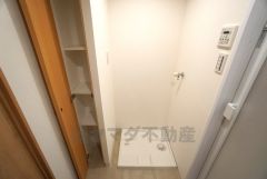 ランドリースペース。すぐ横に収納スペース付き＾＾