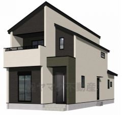 完成予想図、正面。現況と異なる場合は現況優先となります。 