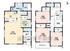 3LDK。各居室収納スペースあり＾＾