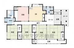 上下階の移動のない平屋住宅＾＾和室4部屋。キッチン収納棚・勝手口付＾＾