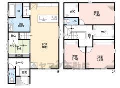 3LDKとタタミコーナー、ファミリークローク＾＾電子キーや食器洗浄乾燥機、電動シャッターなど充実の設備＾＾