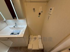 ランドリースペース。上部には収納棚が付いています＾＾