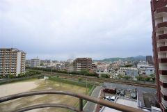ルーフバルコニー側からの眺望。