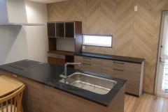 注文住宅仕様の使い勝手の良い設備のキッチンで効率よくお料理もできます＾＾写真はイメージです。