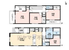 4LDK＾＾WIC、パントリー完備＾＾収納スペース大充実＾＾