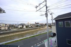 バルコニーからの眺望です。