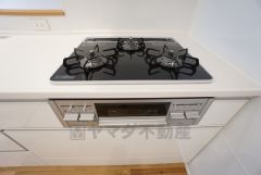 3口コンロなので一気に3種の料理ができます＾＾