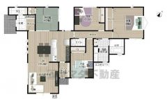 家族とのコミュニケーションが取りやすい間取り＾＾全居室収納スペース付き＾＾