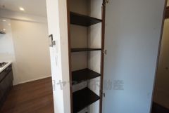 リビングには収納が設けられています。物が沢山集まりがちなリビングに収納スペースがあると便利ですね＾＾ 