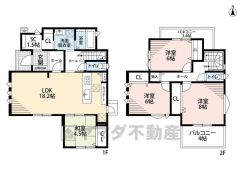 4LDK。シューズクローク＆クローク＆パントリーなど収納充実の間取り＾＾