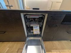 炊事時間を大幅に短縮できる食器洗浄乾燥機付き＾＾食器を洗う手間が減るので家族とのコミュニケーションの時間や自分の時間が増えますね。