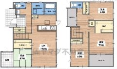 4LDK。SIC、ファミリークローク、WIC完備＾＾