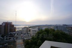 物件からの眺望。 海を望むことができます＾＾