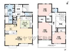 吹抜けお洒落新築物件＾＾折上天井・LDKは明るく開放感のある空間。コミュニケーションがとりやすい対面キッチン・パントリーあり＾＾
