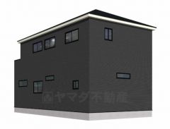 完成予想図、裏。現況と異なる場合は現況優先となります。